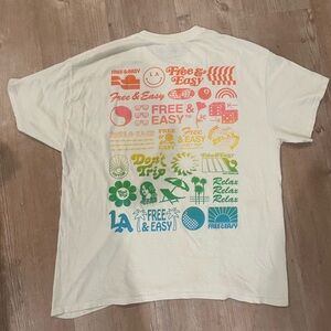 Free & Easy Graphic Tee XL